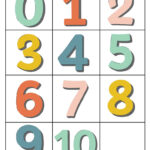 0 10 Printable Numbers (Free Templates In All Sizes) Intended For Free Printable Number Chart 1 10