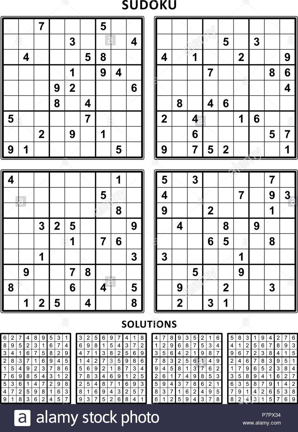 1 Sudoku Print 4 Per Page - Worksheets Library with regard to Free Printable Sudoku 4 Per Page