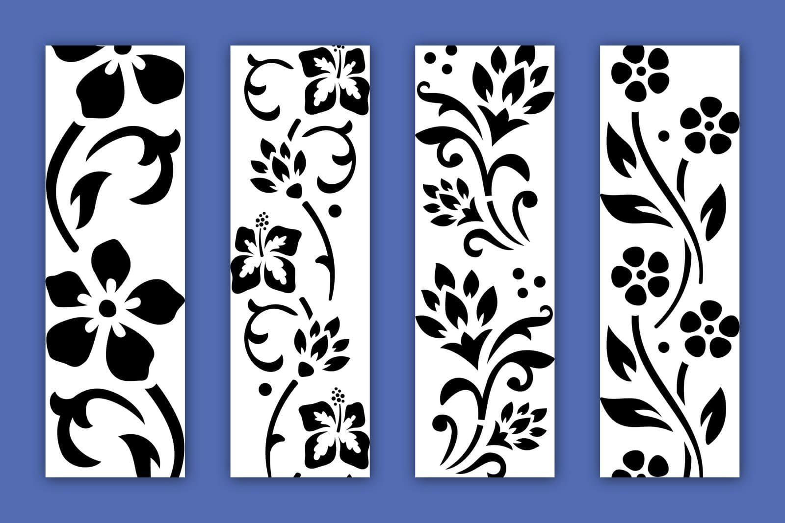 10 Free Flower Stencil Designs For Printing &amp;amp; Craft Projects, At within Free Printable Wall Stencils For Painting