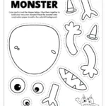 10 Free Printable Halloween Themed "Build Your Own" Crafts   Pjs With Regard To Halloween Crafts For Kids Free Printable