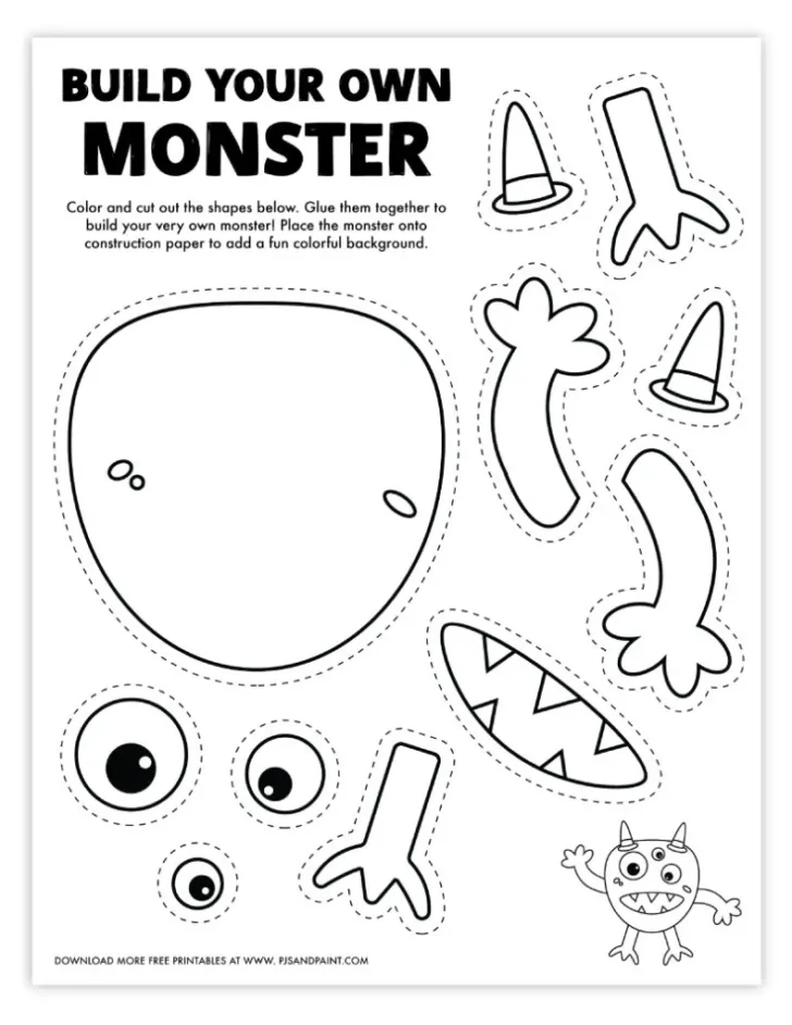 Halloween Crafts For Kids Free Printable