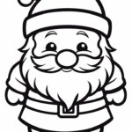 10 Free Printable Santa Coloring Pages For Kids With Regard To Santa Coloring Pages Printable Free
