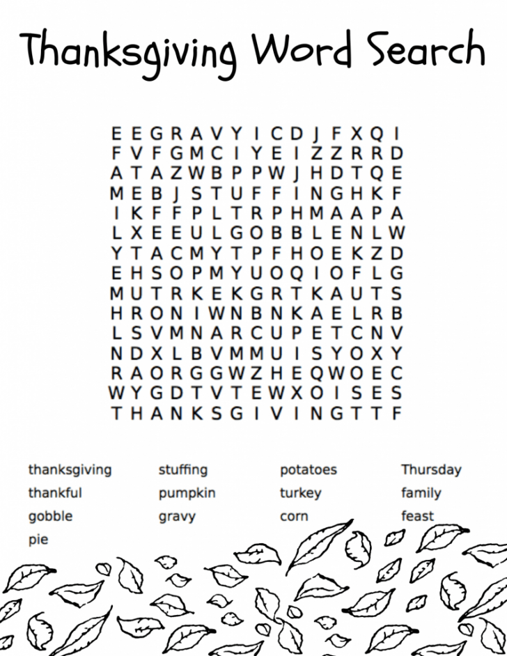 Free Printable Kindergarten Thanksgiving Activities