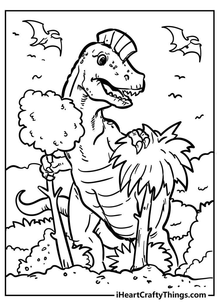 100+ Dinosaur Coloring Pages - (100% Free Printables) with regard to Free Printable Dinosaur Coloring Pages