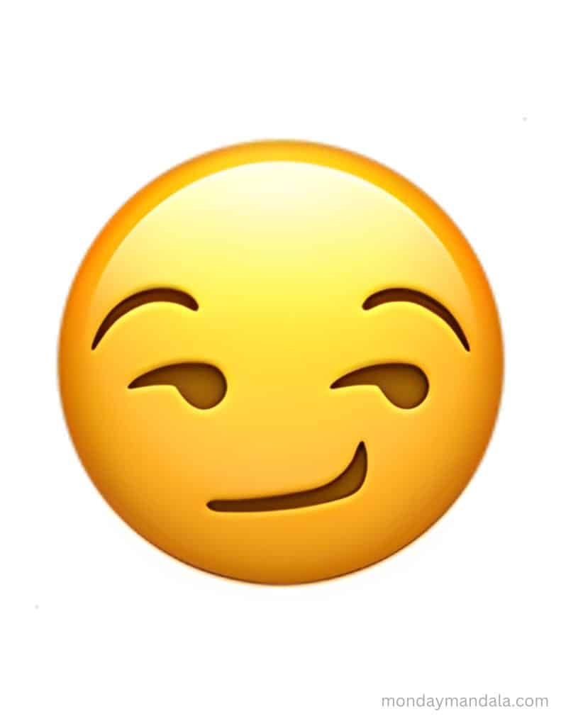 102 Printable Emojis (Free High-Quality Pdf Downloads) within Free Printable Emoji Faces