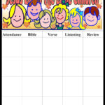 11 Attendance Charts For Sunday School Ideas | Attendance Chart Pertaining To Sunday School Attendance Chart Free Printable