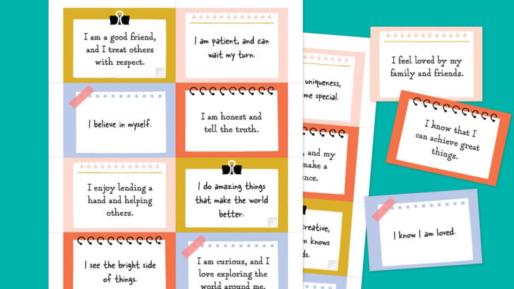 Free Printable Positive Affirmation Cards Free Printable Positive Affirmation Cards