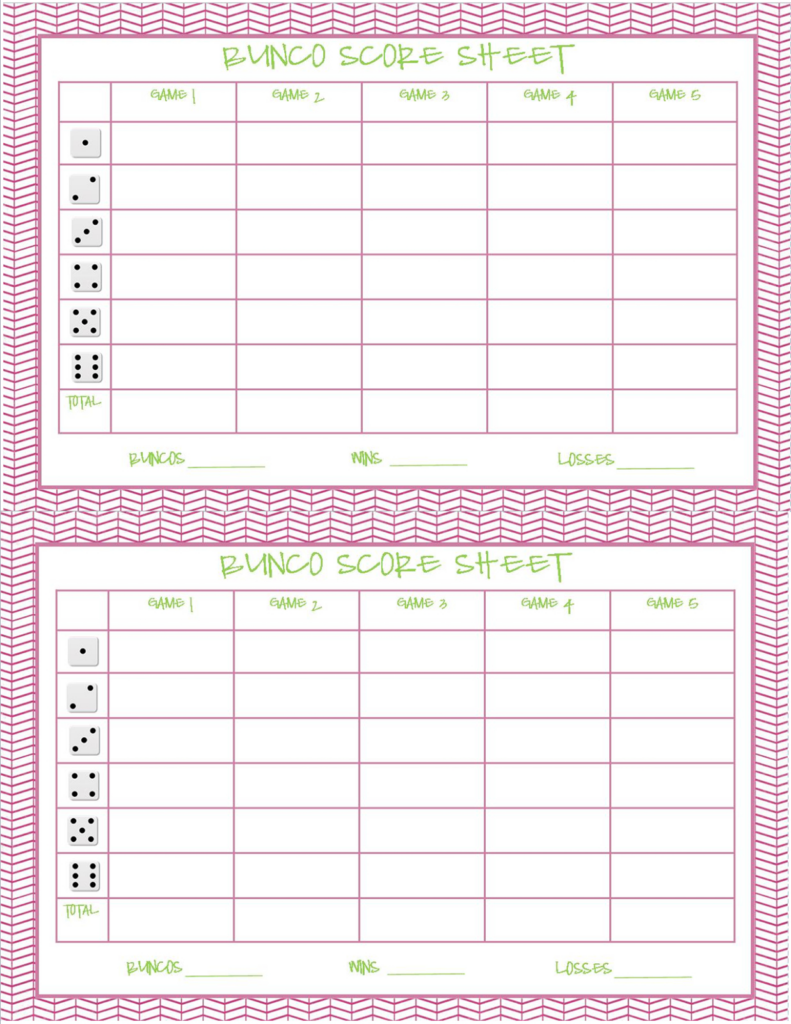 12 Best Bunco Score Sheets Ideas | Bunco Score Sheets, Bunco With Printable Bunco Score Cards Free