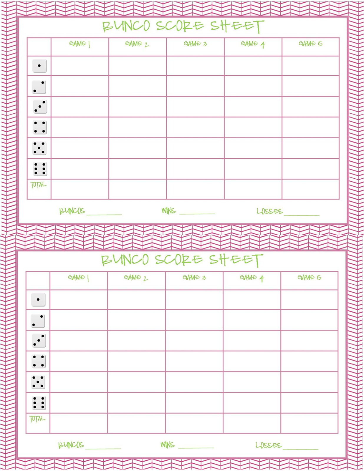 12 Best Bunco Score Sheets Ideas | Bunco Score Sheets, Bunco with Printable Bunco Score Cards Free