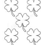 12 Cute Four Leaf Clover Printable Templates (Free!)   Cassie In Four Leaf Clover Template Printable Free
