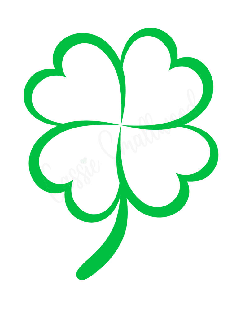 12 Cute Four Leaf Clover Printable Templates (Free!) Cassie Within Four Leaf Clover Template Printable Free 12 Cute Four Leaf Clover Printable Templates (Free!) Cassie Within Four Leaf Clover Template Printable Free