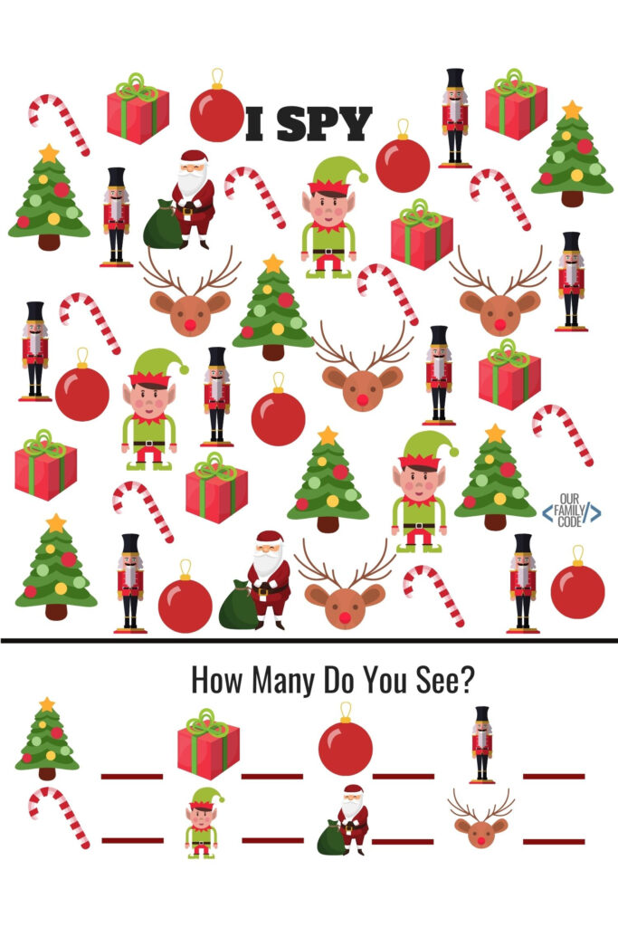 12 Days Of Free Christmas Worksheets For Kids! Our Family Code In Free Printable Christmas Worksheets For Kids 12 Days Of Free Christmas Worksheets For Kids! Our Family Code In Free Printable Christmas Worksheets For Kids