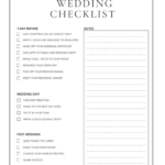 12 Month Wedding Planning Checklist   Free Printable   Party Ideas In Free Printable Wedding Checklist