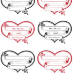 12+ Printable Valentine Heart Images!   The Graphics Fairy With Regard To Free Printable Valentine Graphics