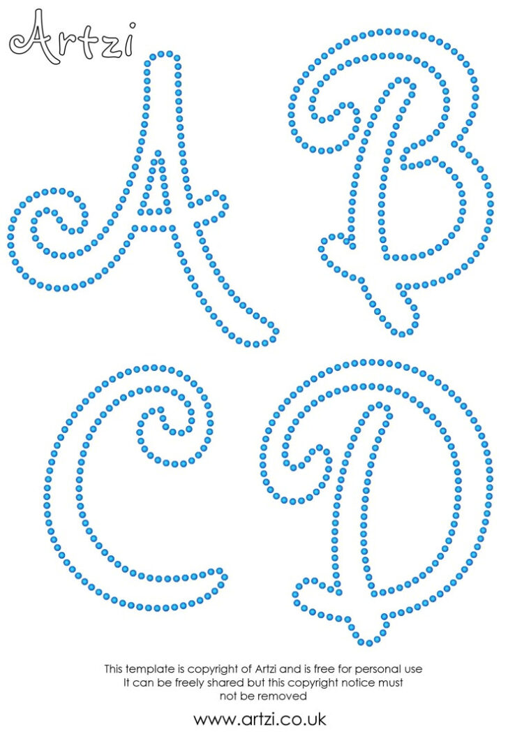 Free Printable Disney Font Stencils