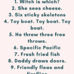 12 Short Tongue Twisters For Silly Fun With Regard To Free Printable Tongue Twisters