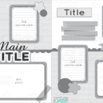12X12 Two Page Free Printable Scrapbook Layout With Free Printable Scrapbook Page Designs