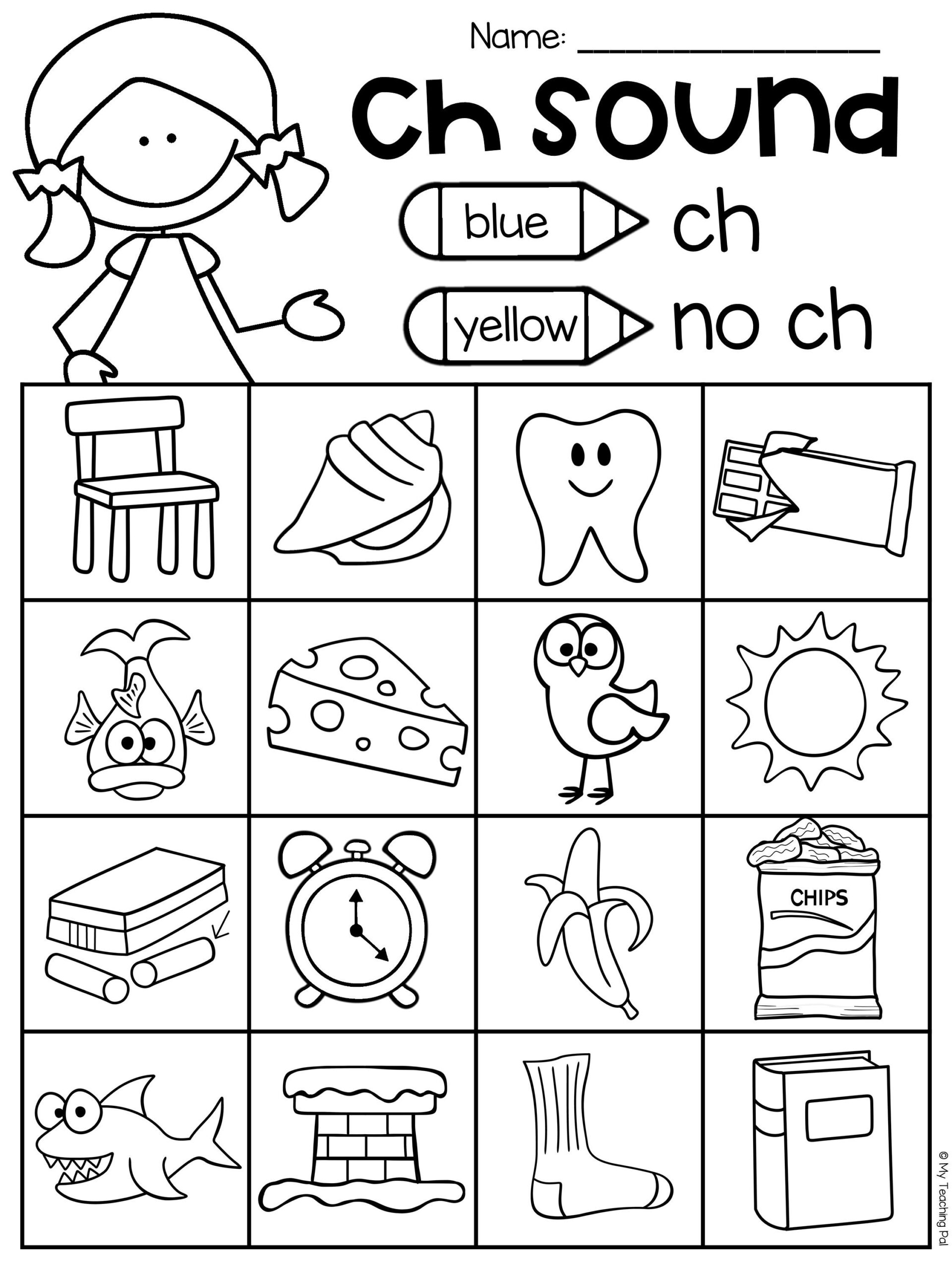 13 Ch Digraph Ideas | Digraph, Phonics, Phonics Kindergarten regarding Free Printable Ch Digraph Worksheets