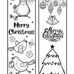 14 Free Printable Christmas Bookmarks To Color With Regard To Free Printable Christmas Bookmarks To Color
