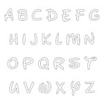 14 Lovely Disney Letter Stencils For All   Kitty Baby Love Throughout Free Printable Disney Font Stencils