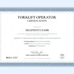 15 Forklift Certificate Templates: Free & Customizable For Free Printable Forklift Certification Cards