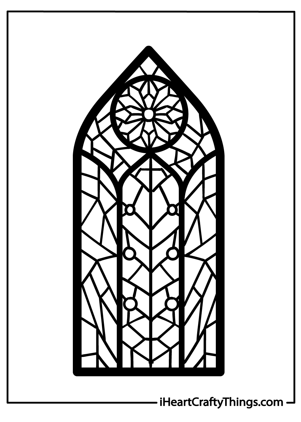 15 Stained Glass Pages (100% Free Printables) pertaining to Free Printable Religious Stained Glass Patterns