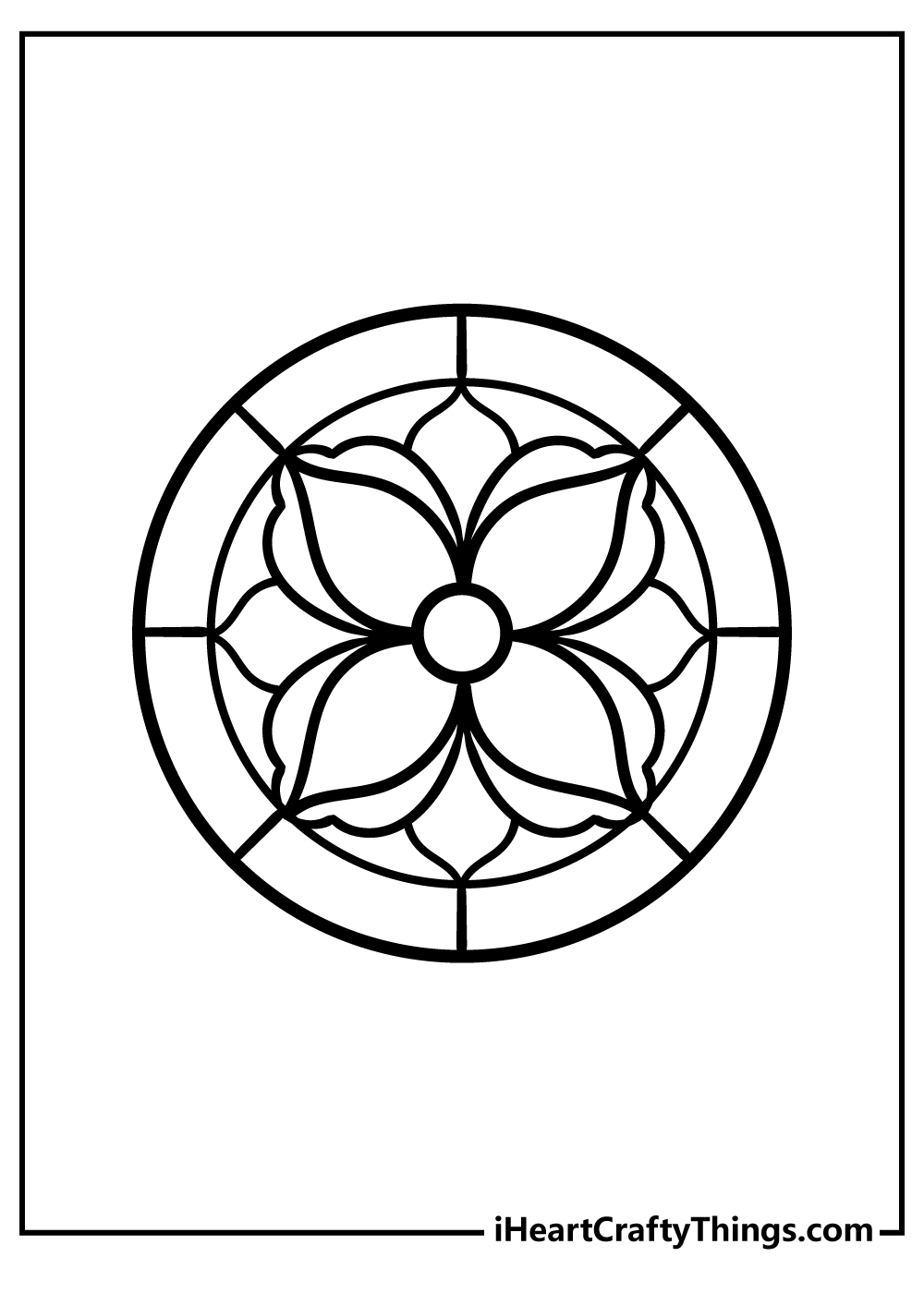 15 Stained Glass Pages (100% Free Printables) throughout Free Printable Religious Stained Glass Patterns