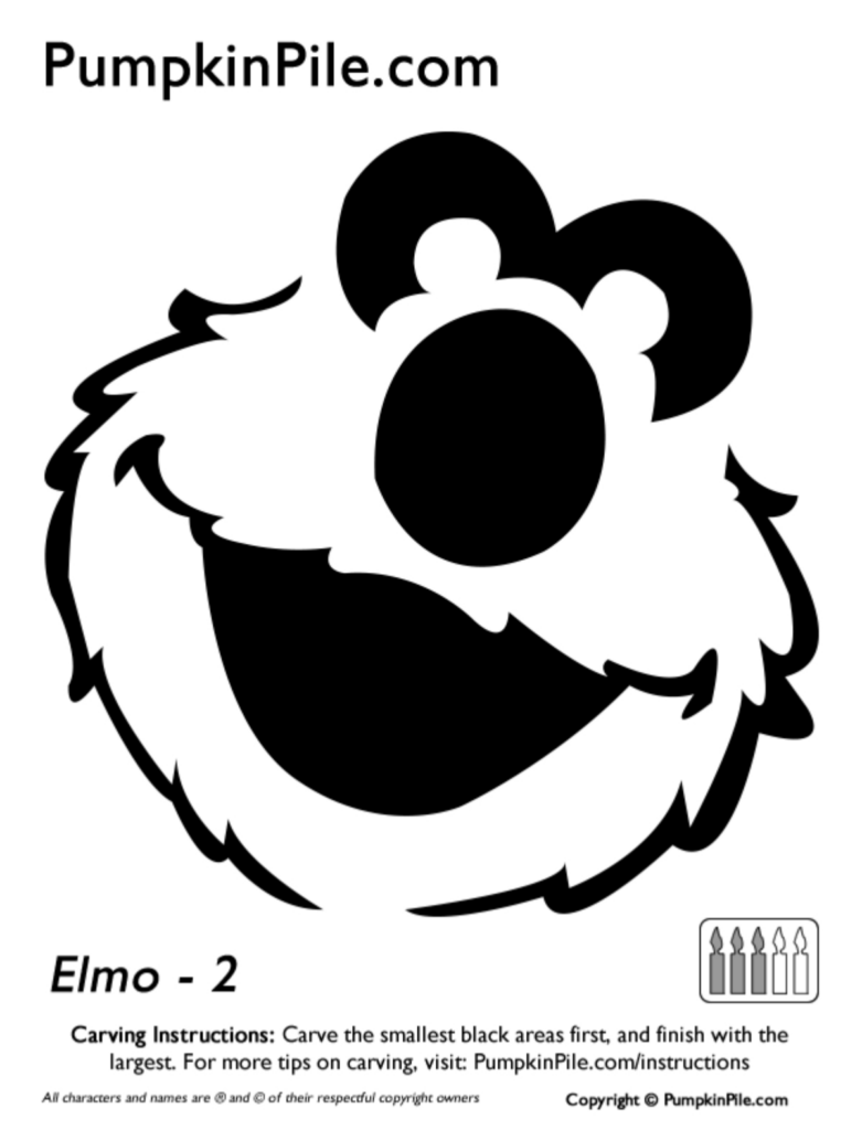 16 Easy To Use Pumpkin Carving Stencils To Help You Win Halloween Inside Free Elmo Pumpkin Pattern Printable 16 Easy To Use Pumpkin Carving Stencils To Help You Win Halloween Inside Free Elmo Pumpkin Pattern Printable