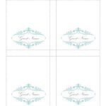 16 Printable Table Tent Templates And Cards ᐅ Templatelab In Free Printable Food Tent Cards