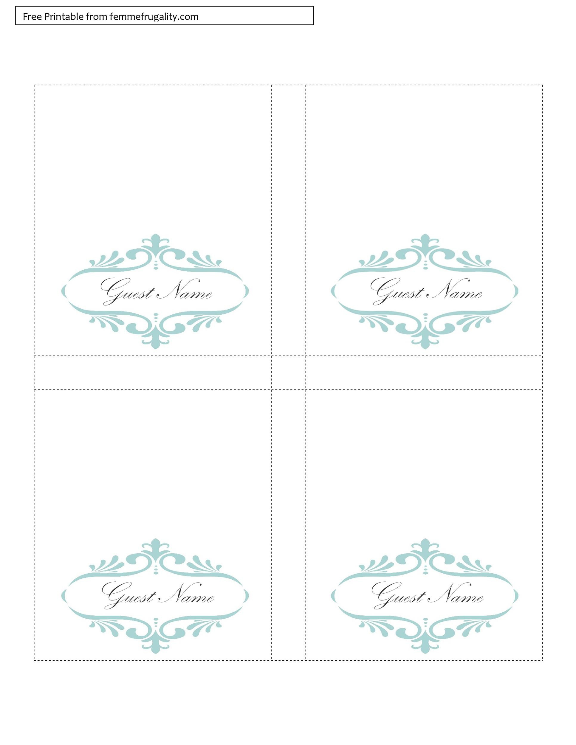 16 Printable Table Tent Templates And Cards ᐅ Templatelab in Free Printable Food Tent Cards
