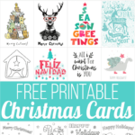 160 Free Printable Christmas Cards For 2025 Inside Free Printable Christmas Cards
