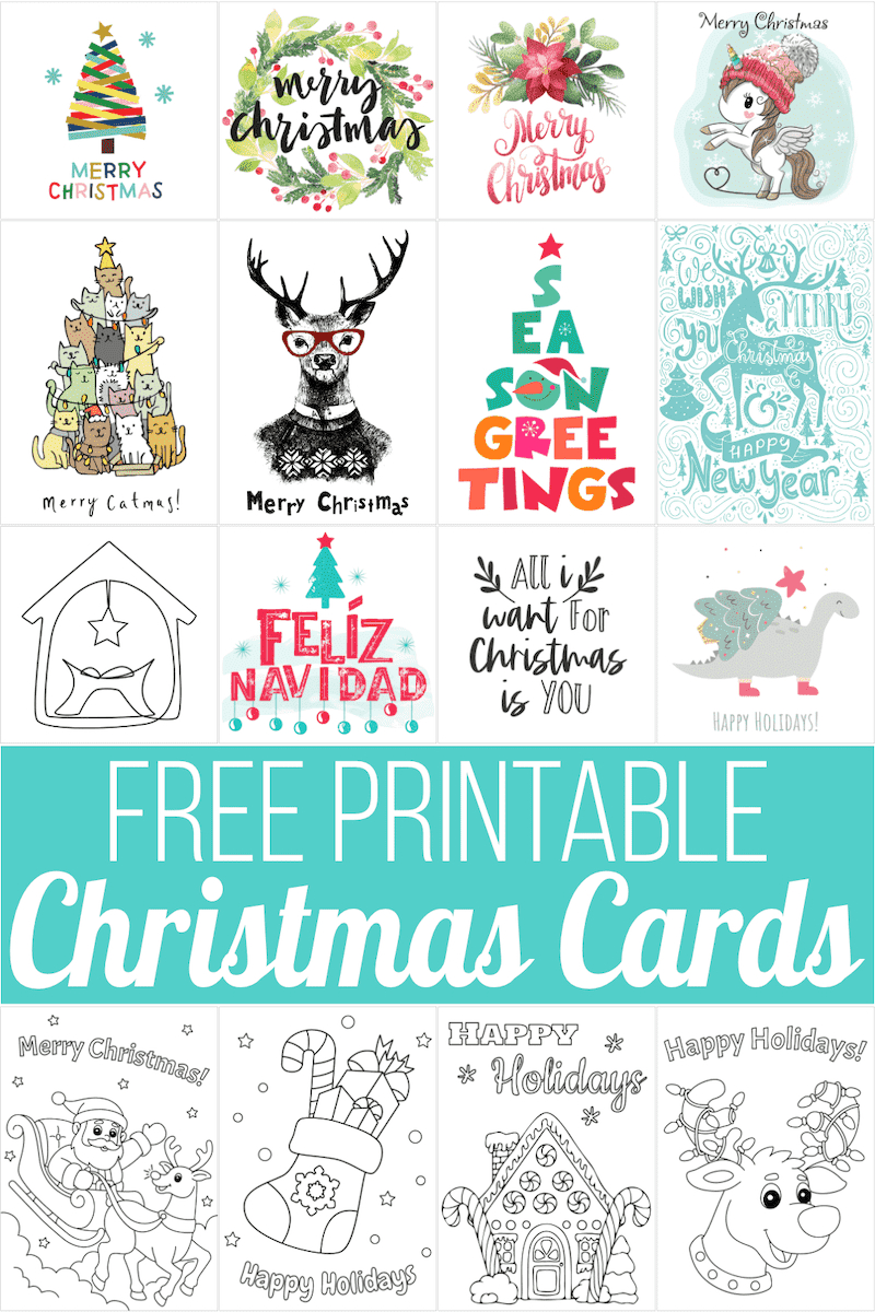 160 Free Printable Christmas Cards For 2025 inside Free Printable Christmas Cards
