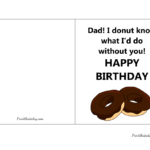 18 Cute And Elegant Free Printable Birthday Cards For Dad Regarding Free Printable Funny Birthday Cards For Dad