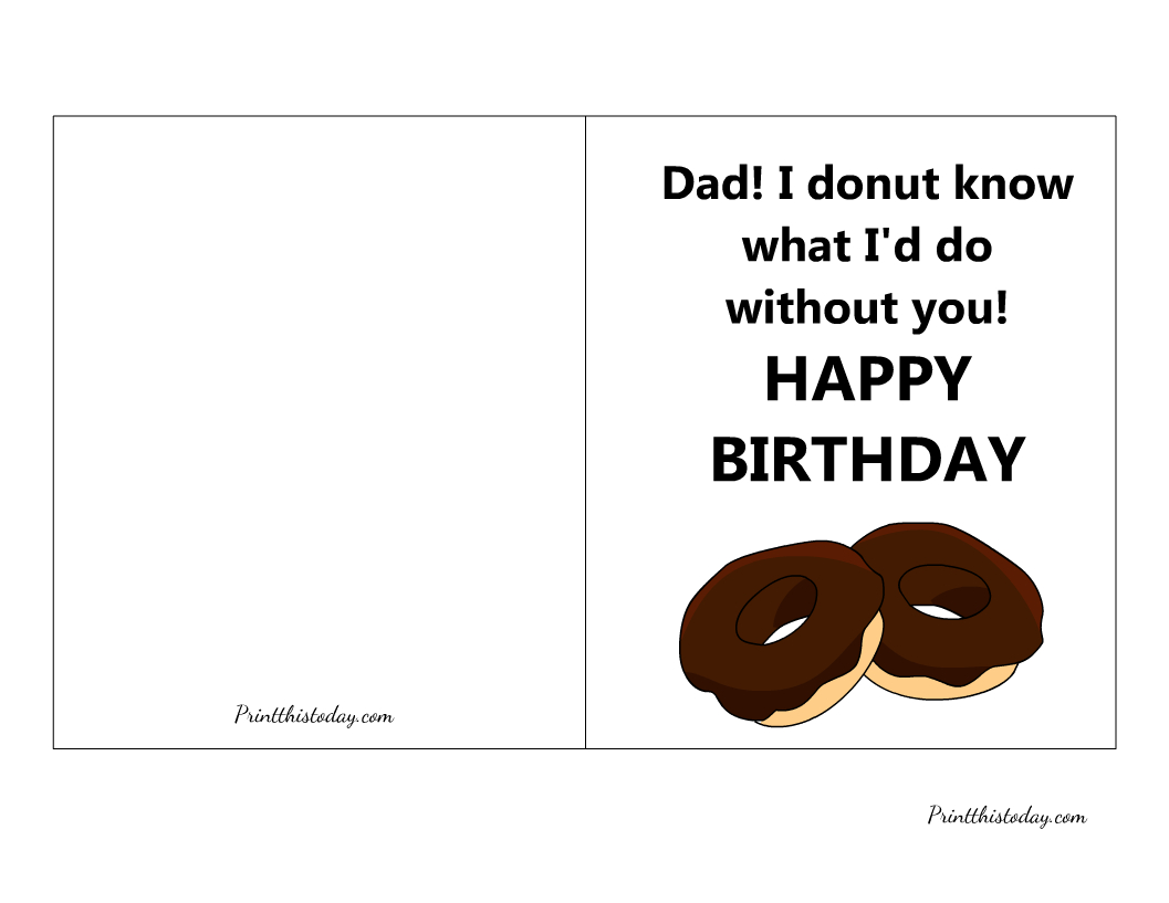 18 Cute And Elegant Free Printable Birthday Cards For Dad regarding Free Printable Funny Birthday Cards For Dad