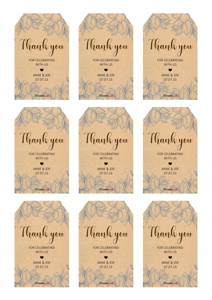 19 Free Editable Gift Tag Templates [Word, Pptx, Psd] In Free Printable Customizable Gift Tags