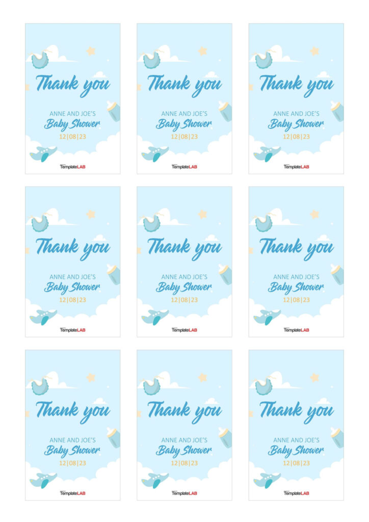 19 Free Editable Gift Tag Templates [Word, Pptx, Psd] Regarding Free Printable Baby Shower Favor Tags Template