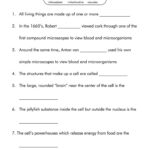 19 Free Printable Biology Worksheets With Free Printable Biology Worksheets For High School