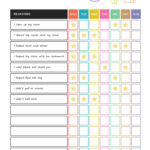 19 Printable Behavior Chart Templates [For Kids] ᐅ Templatelab Pertaining To Free Printable Behavior Charts
