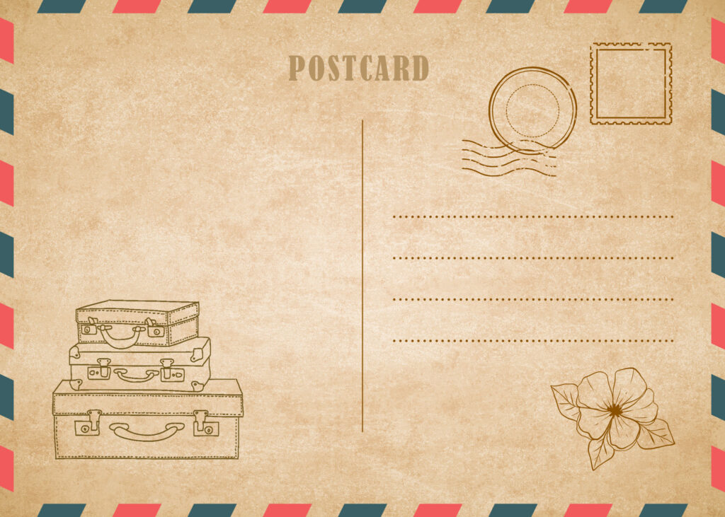19 Printable Postcard Templates & Designs [Word, Pdf, Psd] Intended For Free Blank Printable Postcards