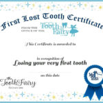 19 Tooth Fairy Certificate (Printable) Ideas | Tooth Fairy Within Free Printable First Lost Tooth Certificate