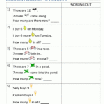 1St Grade Addition Word Problems Within Free Printable Math Worksheets Word Problems First Grade