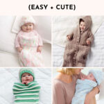20 Free Baby Cocoon Knitting Patterns (Easy + Cute)   Handy Little Me In Free Printable Crochet Patterns For Baby Cocoons
