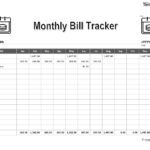 20 Free Bill Pay Checklists & Bill Calendars (Pdf, Word & Excel) Inside Free Printable Bill Payment Schedule
