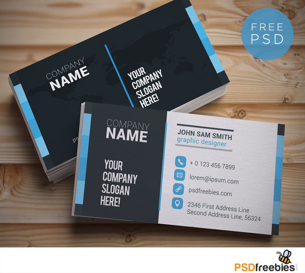 20+ Free Business Card Templates Psd – Download Psd for Free Printable Personal Cards