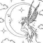 20 Free Printable Fairy Coloring Pages   Prudent Penny Pincher With Regard To Free Printable Coloring Pages For Adults Dark Fairies