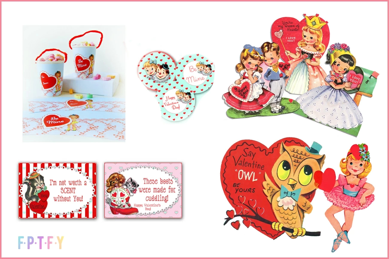 20 Free Vintage Valentine Images And Printables - Free Pretty inside Free Printable Valentine Graphics