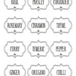 20 Labels Ideas | Labels, Printable Labels, Spice Labels Intended For Free Printable Spice Labels