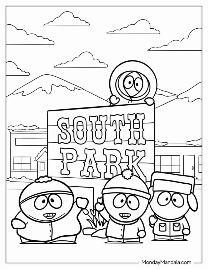 20 South Park Coloring Pages (Free Pdf Printables) Throughout Free Printable South Park Coloring Pages 20 South Park Coloring Pages (Free Pdf Printables) Throughout Free Printable South Park Coloring Pages