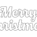 22 Christmas Stencils Ideas | Christmas Stencils, Stencils With Regard To Merry Christmas Stencil Free Printable