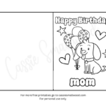 22 Coloring Birthday Cards For Mom Free Printables   Cassie Smallwood With Regard To Free Printable Birthday Cards For Mom From Son